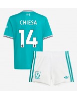 Liverpool Federico Chiesa #14 Alternativní dres pro děti 2025-26 Krátký Rukáv (+ trenýrky)